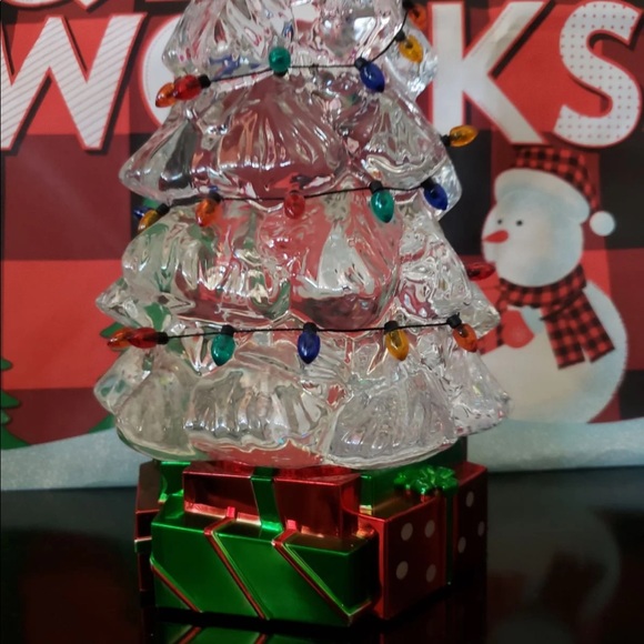 🎄🔴RARE🔴 CHRISTMAS TREE WATER GLOBE PEDESTAL
3-Wick Candle Holder Brand New - Picture 11 of 14